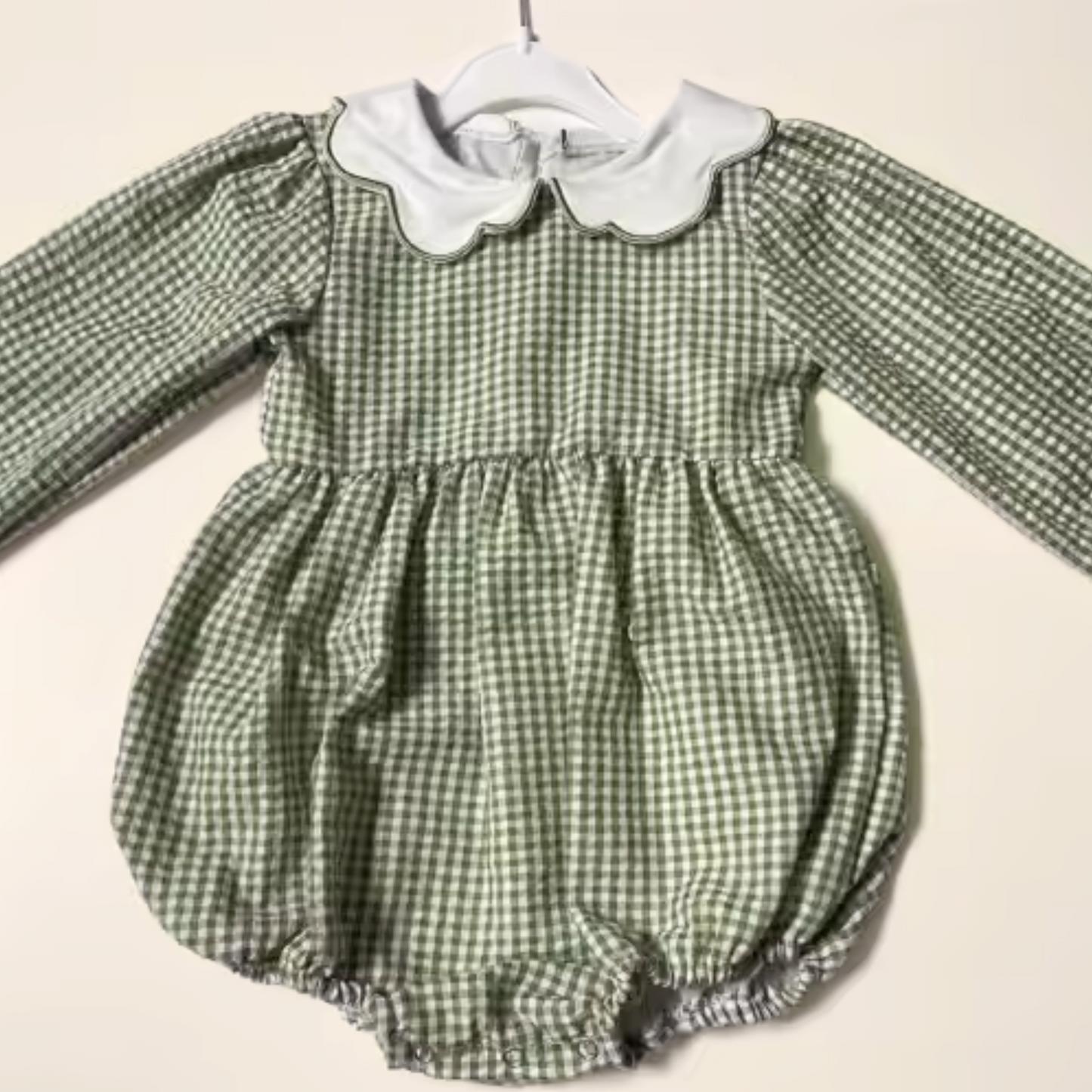 Preorder: Personalized Baby Girl & Baby Boy Seersucker Romper
