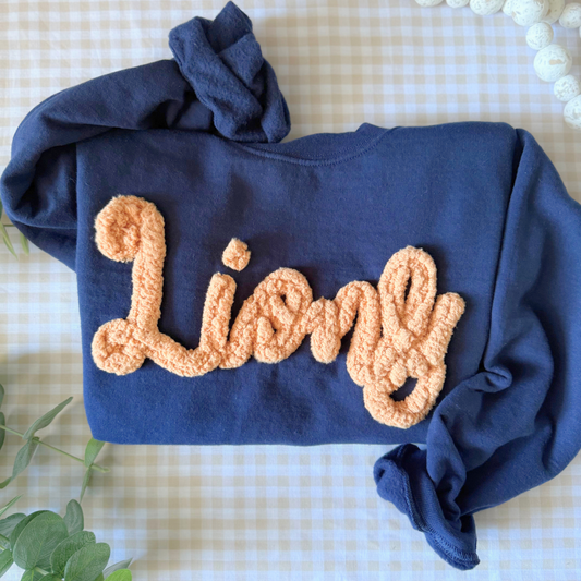 Custom Embroidered Yarn Mascot Sweatshirt