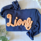 Custom Embroidered Yarn Mascot Sweatshirt