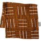 Mustard Mudcloth Muslin Burp Cloth