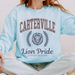Comfort Colors Carterville Lion Pride Sweatshirt - Cozy Unisex Apparel for Team Spirit, Casual Wear, Gifts, School Spirit, Athletic Events