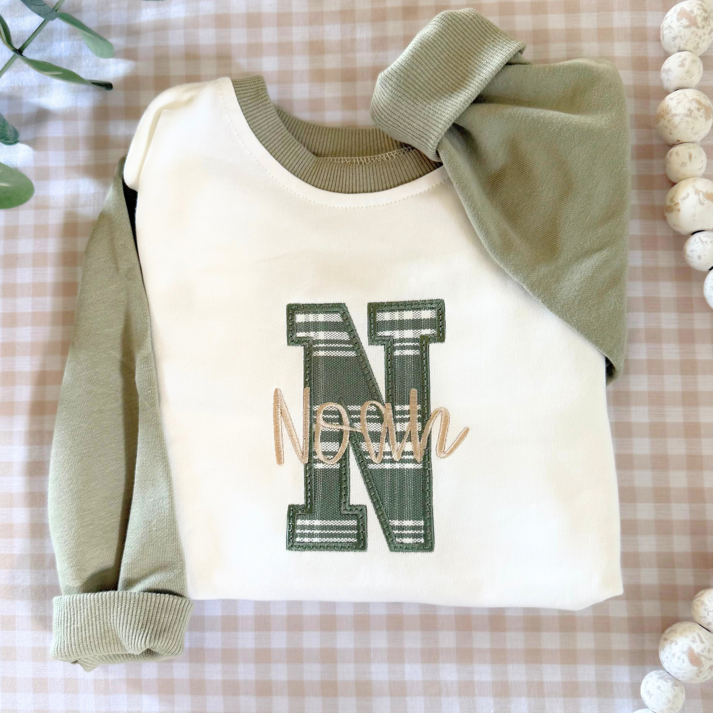 Name Applique Sweatshirt