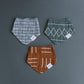Mustard Mudcloth Muslin Bib