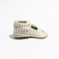 Almond Gingham Mary Jane Baby Shoe