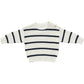 Navy Stripe Knit Sweater