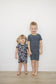 Americana Floral Ribbed Bamboo Cozy Short Set