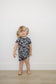 Americana Floral Ribbed Bamboo Cozy Short Set
