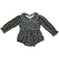 Olive Bloom Bubble Romper