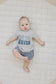 Dark Blue Gingham Shorts