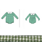 Preorder: Personalized Baby Girl & Baby Boy Seersucker Romper