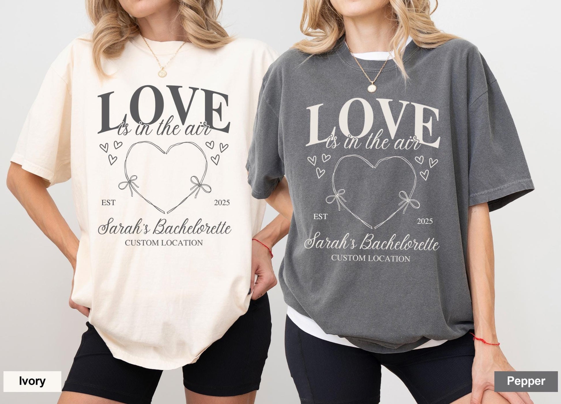 Bachelorette Party Tshirt Love Is In The Air
