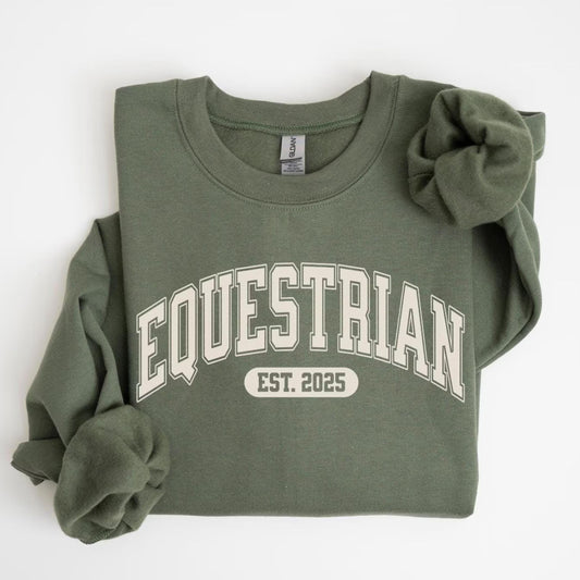 Personalized Equestrian Sweatshirt For Horse Lovers