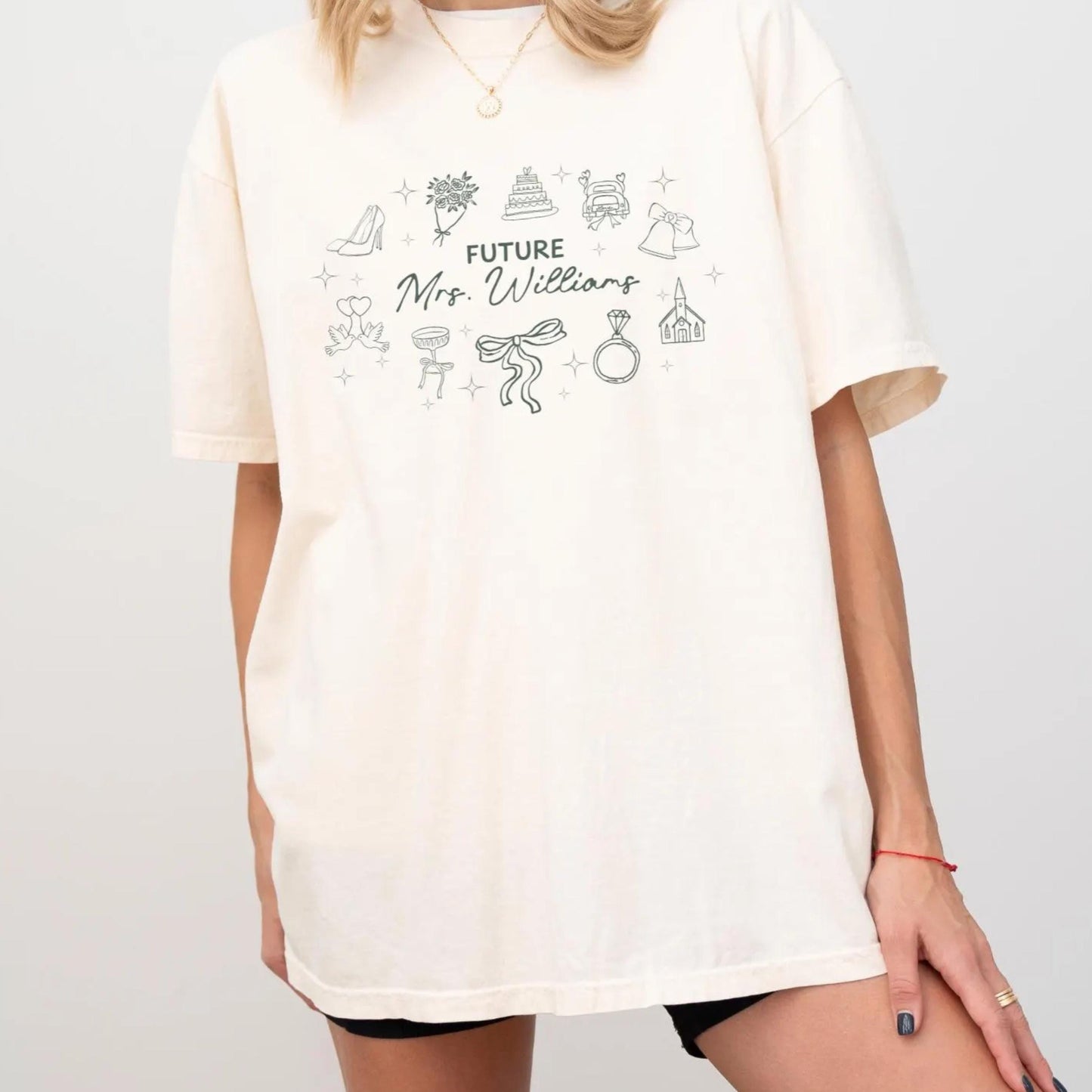 Comfort Colors Custom Future Mrs T Shirt