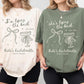 Custom Bow Bachelorette Tee Comfort Colors Moss