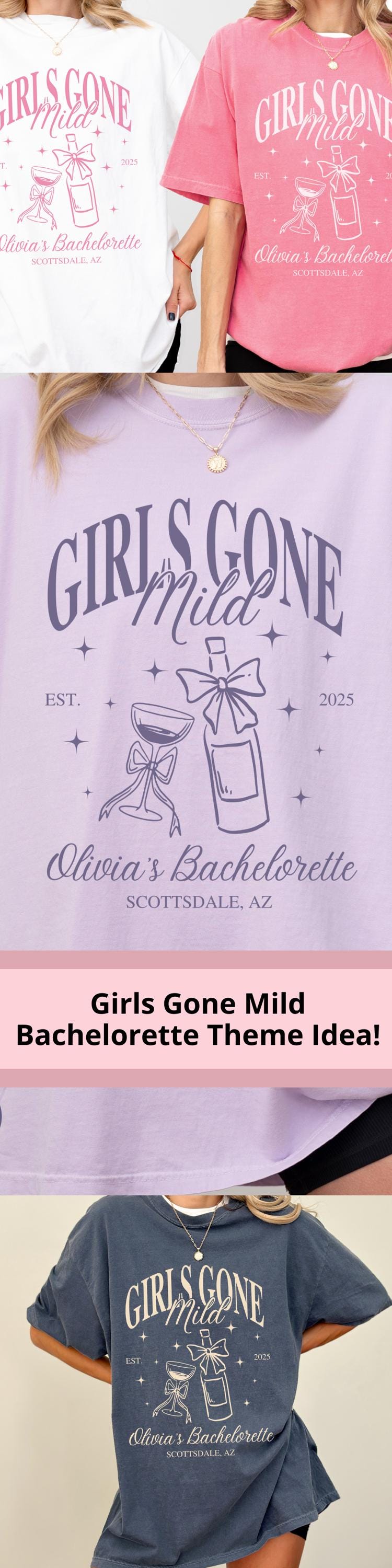 Girls Gone Mild Shirts Custom Mild Bachelorette Party Tee