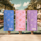 Custom Bachelorette Beach Towels Personalized Seashell