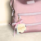 Custom Diaper Bag Keychain Engraved Name Charm Pink Bow Accessories Personalized Diaper Bag Tag Backpack Name Tag Keychain Kids Name Charm