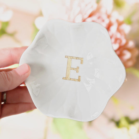Personalized Jewelry Dish Monogrammed Initial Engraved