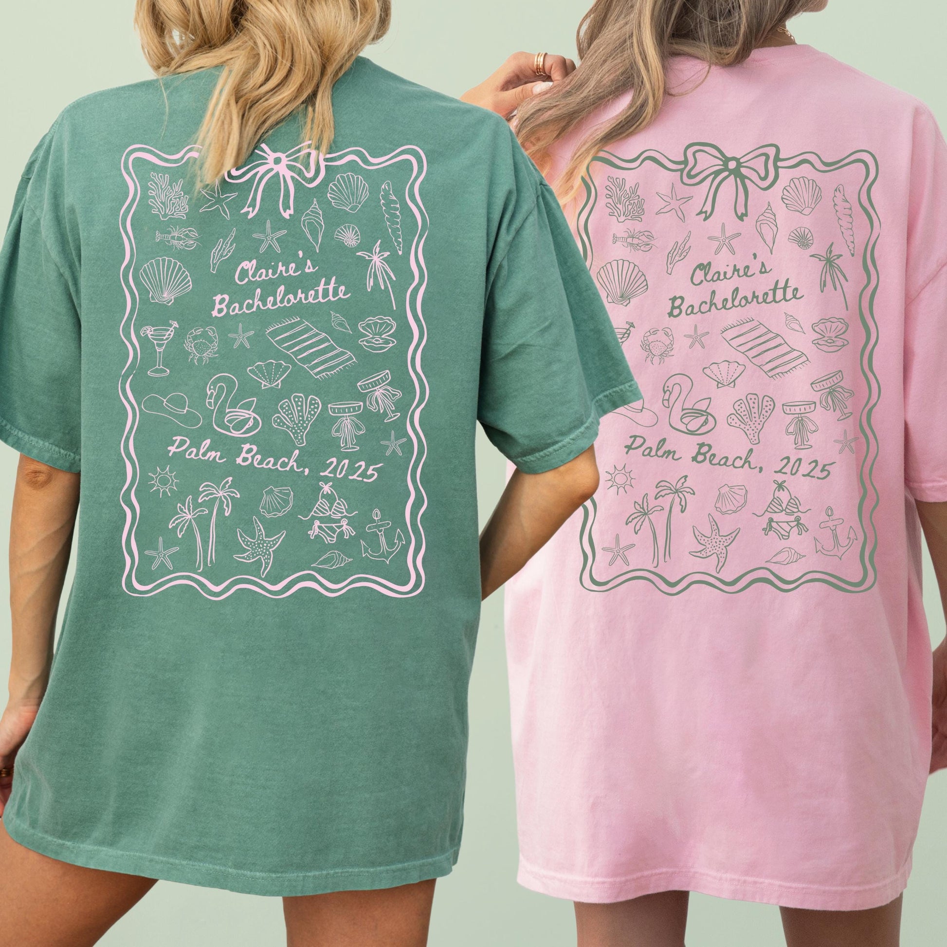 Personalized Bachelorette Party Matching Outfits Custom