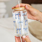 Sipper Glass Bridesmaid Gift with Name Custom Drinkware