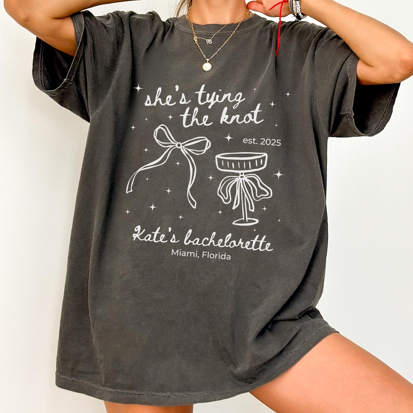 Shirt Bridesmaid Matching Girls Trip Shirts Comfort Colors Pepper
