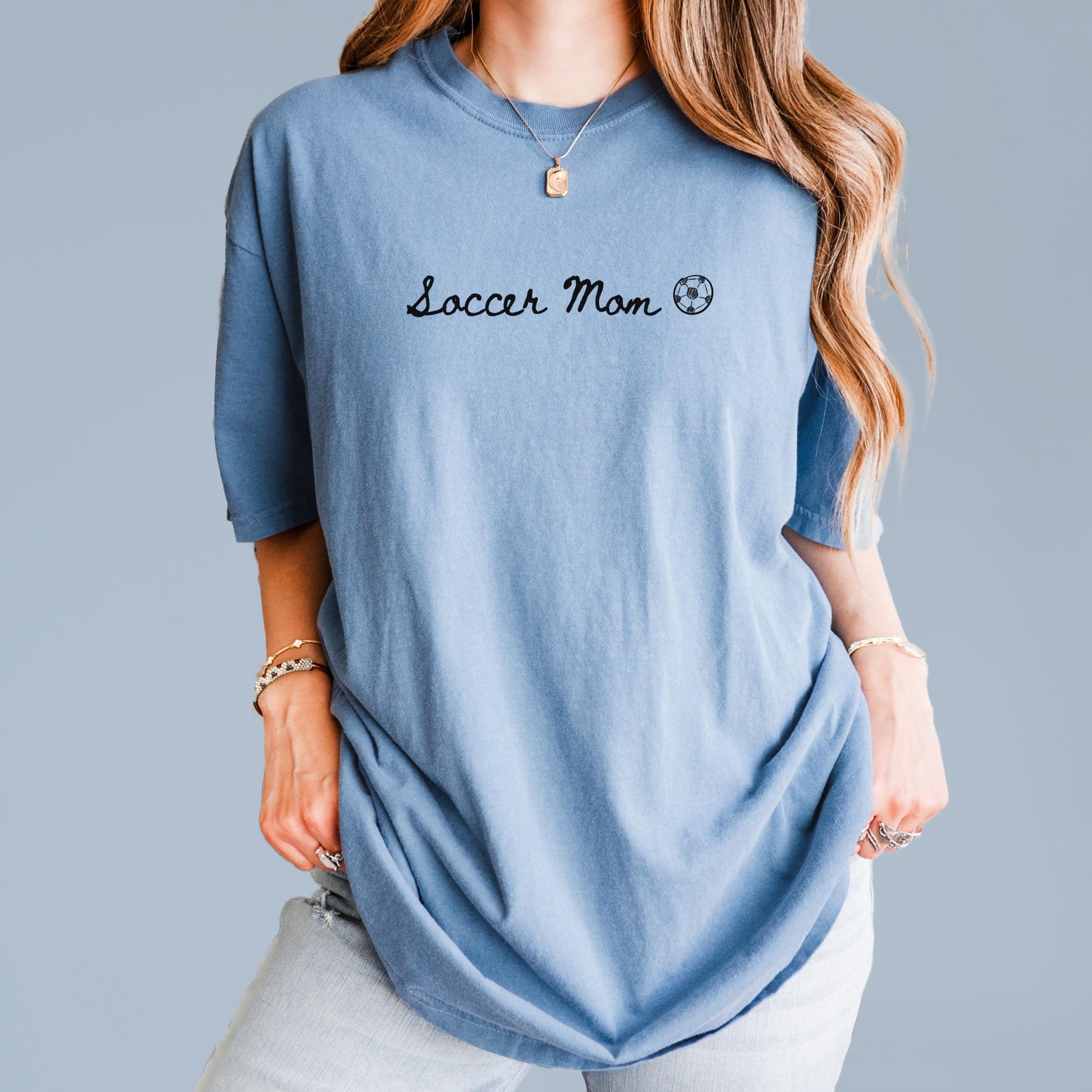 Soccer Mom Oversized Comfort Colors Shirt Soccer Mama