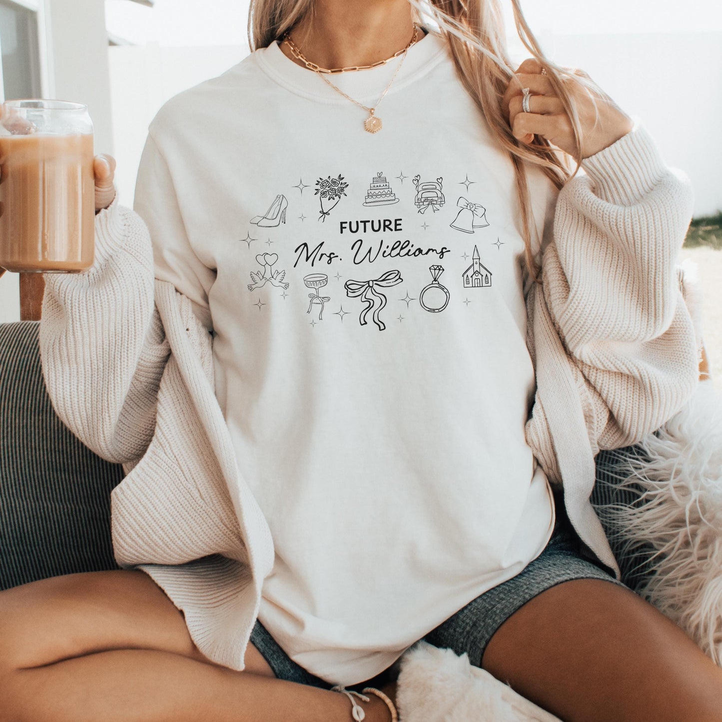 Personalized Future Mrs Shirt Bride To Be Tee