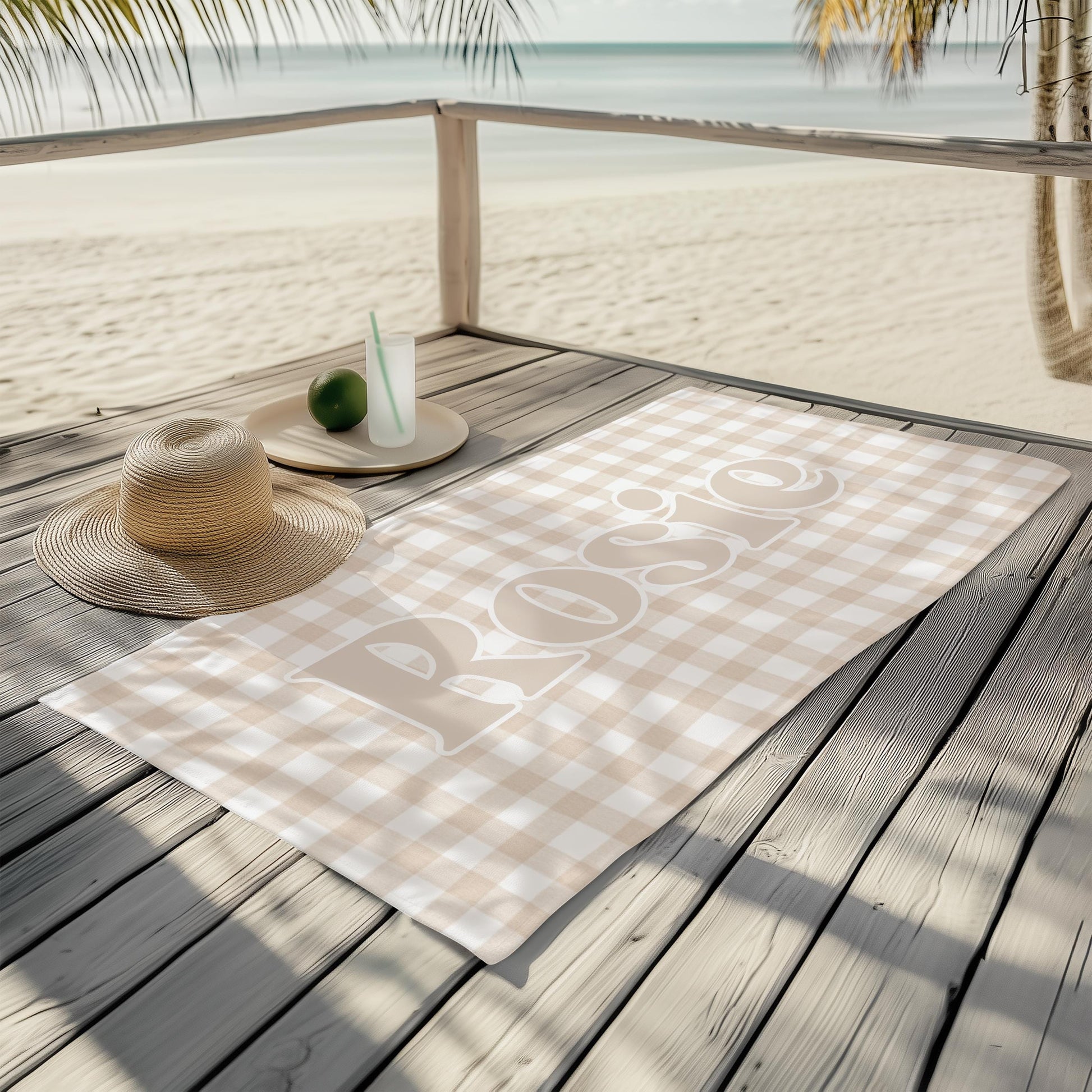 Birthday Gift Idea For Children Vacation Matching Towel Toddler Beach Towel Custom