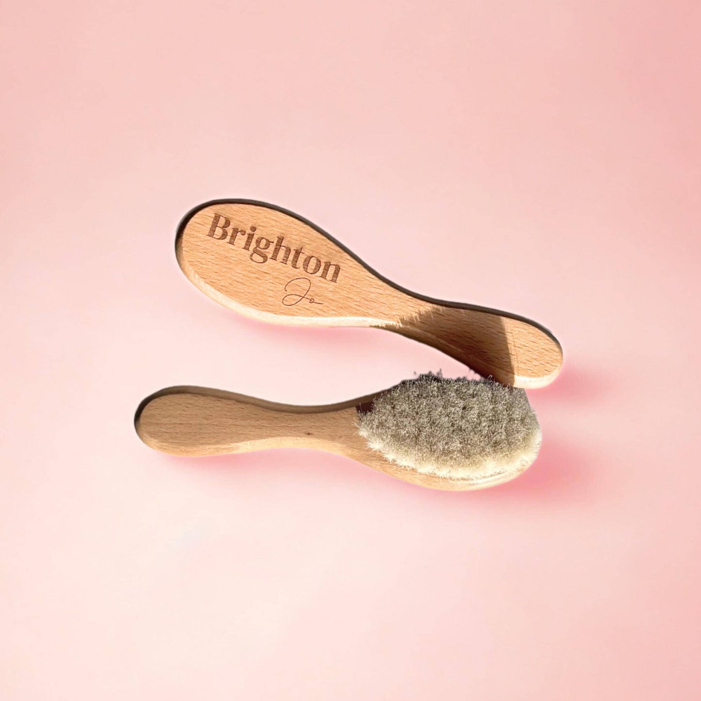Personalized Wooden Baby Hair Brush Custom Name Hairbrush For Newborn Baby Shower Gift Heirloom Quality Baby Keepsake Gift Idea New Parent