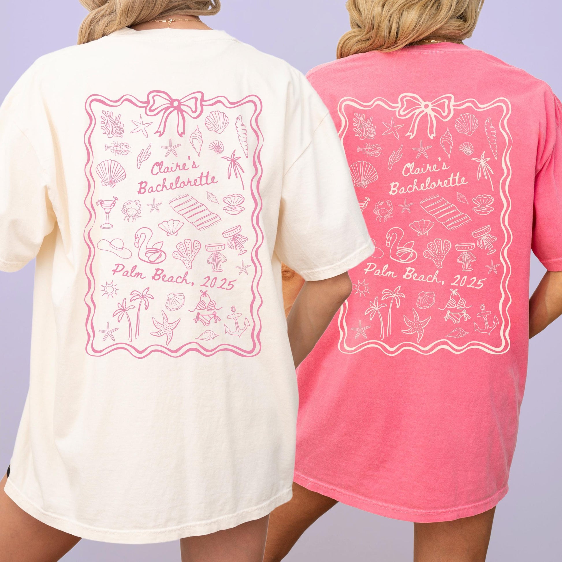 Bachelorette Party Matching Outfits Custom Palm Beach