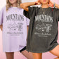 Personalized Mountains And Martinis Bachelorette Shirt Custom Mountain Theme Bridal Party Matching Shirts Cabin Crew Group Tee Bach Party