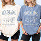 Personalized Mountains And Martinis Bachelorette Shirt Custom Mountain Theme Bridal Party Matching Shirts Cabin Crew Group Tee Bach Party