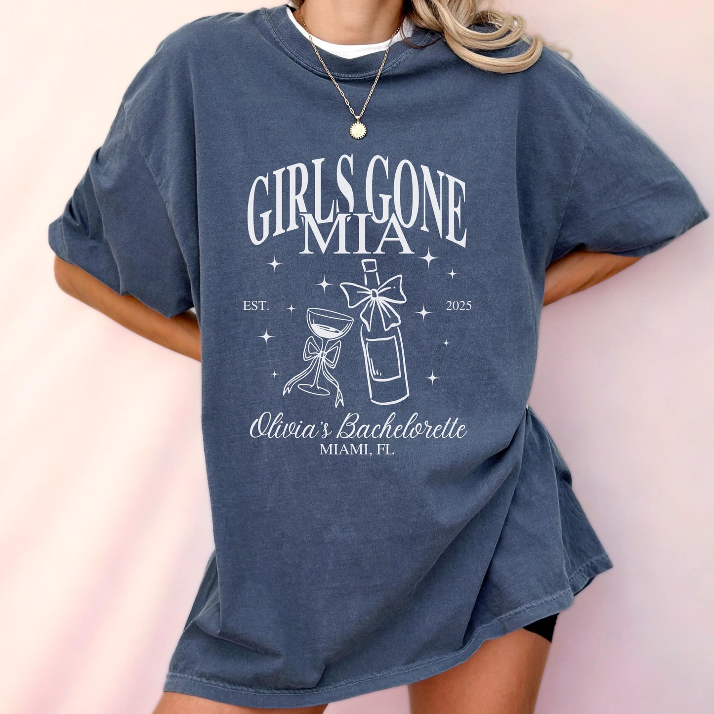 Custom Miami Bachelorette Party Shirts Bride Tribe Beach Weekend Shirts Girls Trip T Shirts Coastal Bachelorette Gifts Tropical Bach Tees