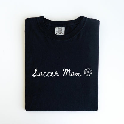T shirt for Game Day Casual Soccer Mom Oversized Tee Shirt For Team Support
