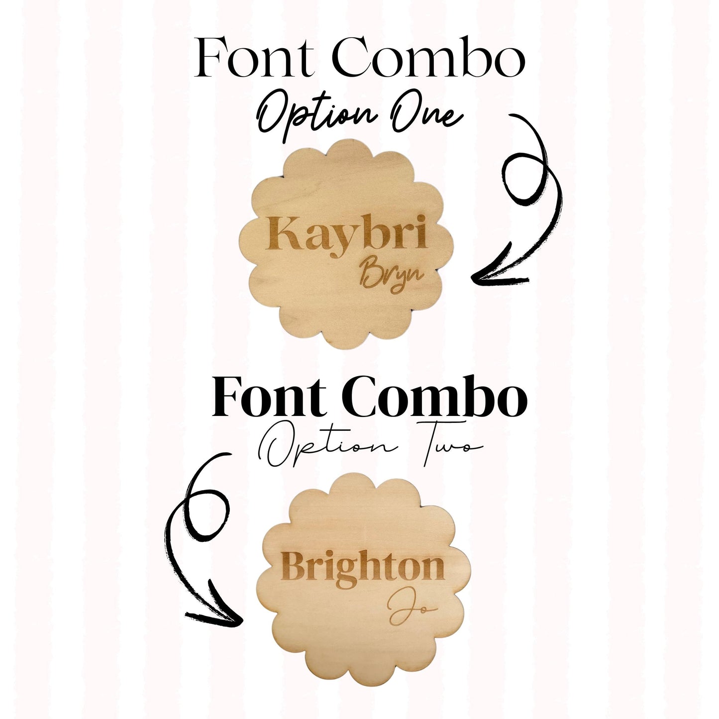 Personalized Baby Name Announcement Sign Wood Circle Custom Engraved Name Sign for Newborn Pictures Hospital Photo Prop Baby Plaque Keepsake