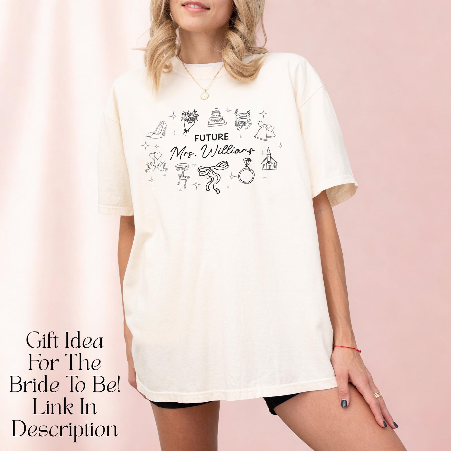 Personalized Bow Themed Bachelorette Shirt Idea Custom Bridal Party Shirts With Bow Group T Shirt Comfort Colors Tying The Knot Theme Idea