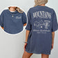 Personalized Mountain Bachelorette Trip Shirt Idea Mountains And Martinis Bachelorette Theme Tee Comfort Colors Custom Bridesmaid T Shirt