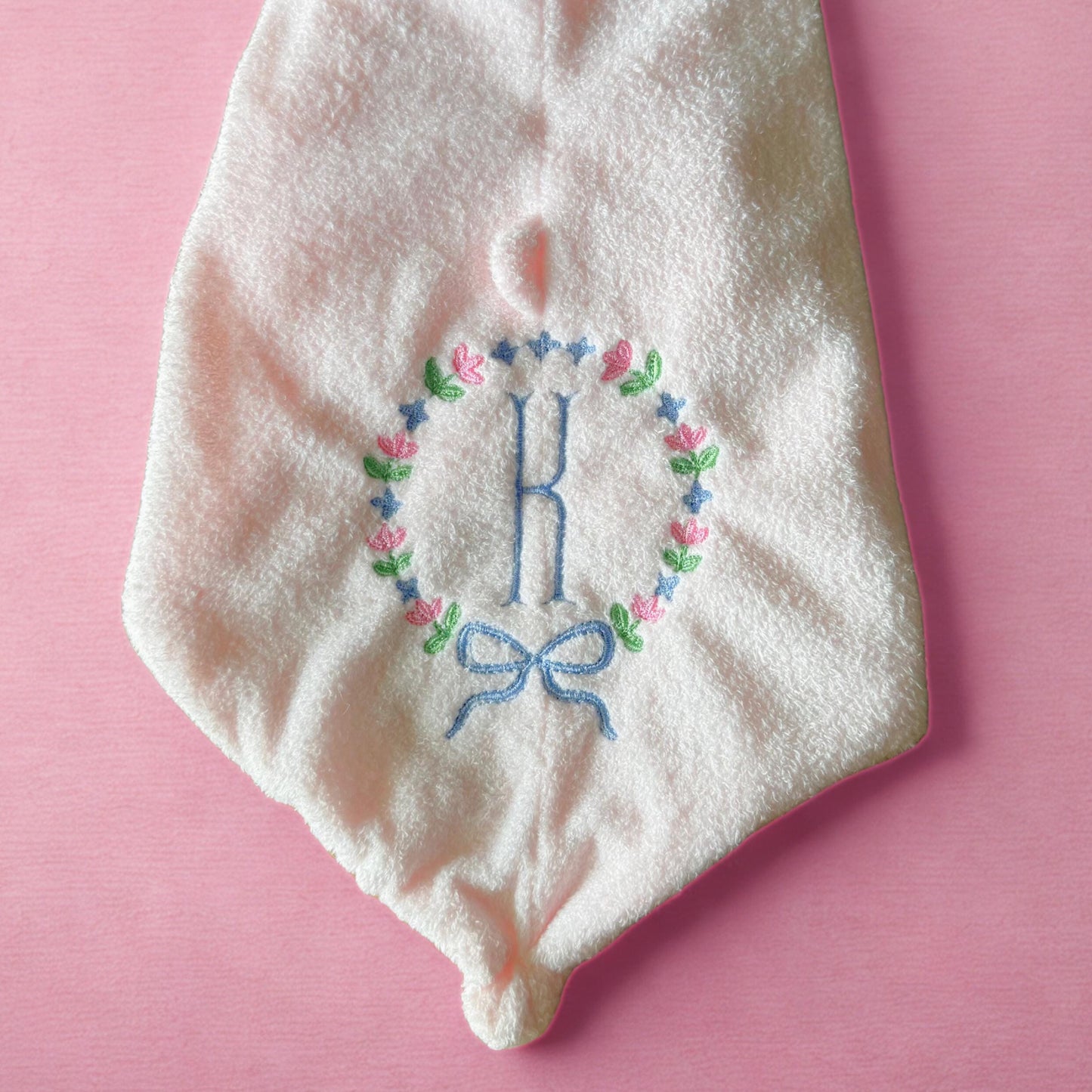 Personalized Monogram Baby Shower Gift Girl Birthday Idea Baby Heirloom Name Keepsake Gift Idea Embroidered Lovey Toddler Birthday Present