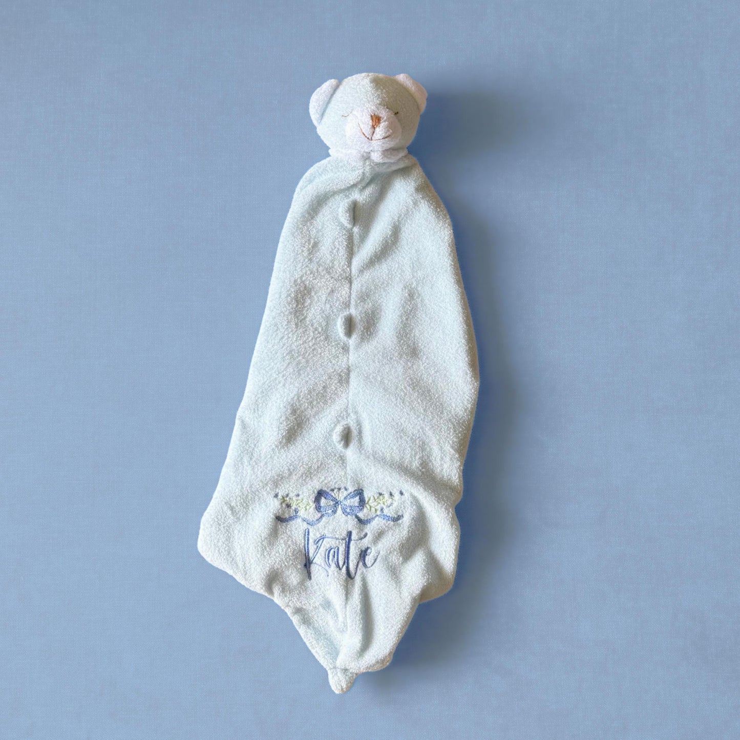 Personalized Monogram Baby Shower Gift Girl Birthday Idea Baby Heirloom Name Keepsake Gift Idea Embroidered Lovey Toddler Birthday Present