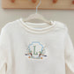 Custom Baby Sweater Embroidered Initial Shirt Toddler Sweater Romper Newborn Boy Coming Home Outfit With Monogram Duck Shirt Gift Idea Baby