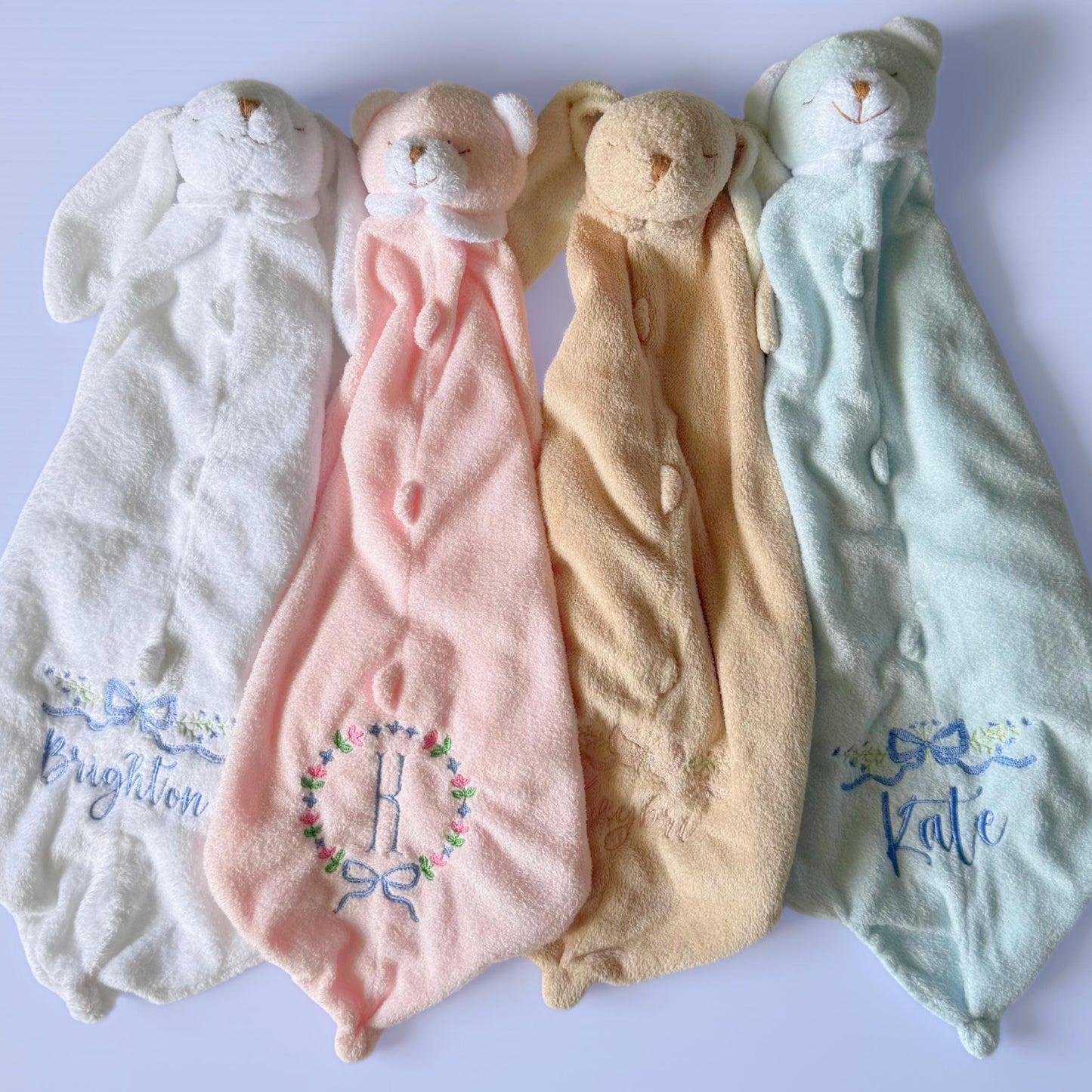 Personalized Monogram Baby Shower Gift Girl Birthday Idea Baby Heirloom Name Keepsake Gift Idea Embroidered Lovey Toddler Birthday Present