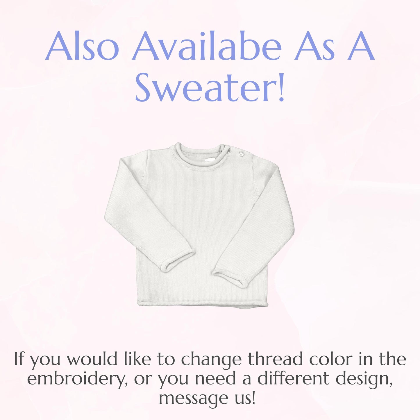 Custom Embroidered Name Shirt Personalized Sweater Baby Name Announcement Newborn Girl Gift Idea Baby Shower Present Keepsake Hospital Gift