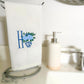 Personalized Hostess Gift Embroidered Towel Chinoiserie Gift Decor Cutting Board Engraved Gift Set Monogram Towel Custom Name Gift Idea Set