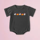 Personalized Halloween Shirt For Baby Embroidered Name Romper Custom Ghost Tee Toddler Halloween Outfit Brother Sister Matching Shirt Idea