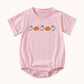Personalized Halloween Shirt For Baby Embroidered Name Romper Custom Ghost Tee Toddler Halloween Outfit Brother Sister Matching Shirt Idea