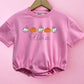 Personalized Halloween Shirt For Baby Embroidered Name Romper Custom Ghost Tee Toddler Halloween Outfit Brother Sister Matching Shirt Idea