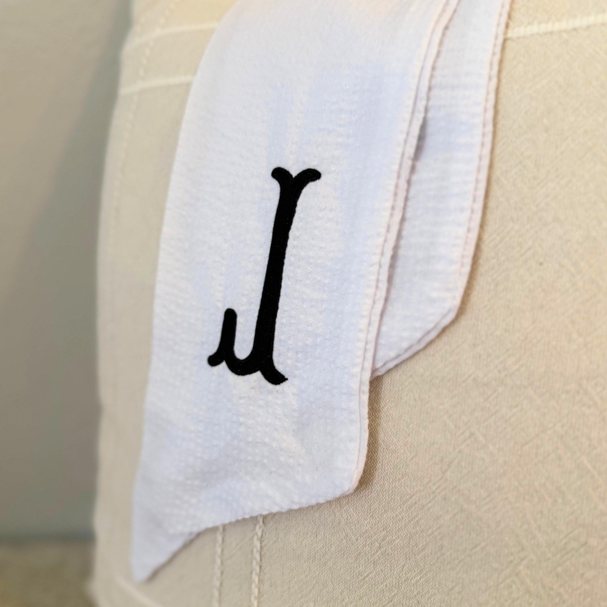 Personalized Embroidered Wreath Sash Initial New Last Name Gift Idea House Warming Party Gift Hostess Embroidery Keepsake Wreath Home Decor