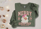 Personalized Christmas Girls Trip Sweatshirt Custom Santa Crewneck Girls Weekend Holiday Matching Shirt Gift Idea Best Friend Vacation Trip