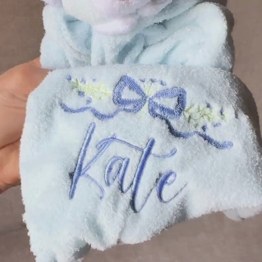 Custom Baby Coming Home Gift Personalized Name Hospital Gift For Newborn Embroidered Keepsake Baby Girl Hospital Gift With Name Reveal Idea