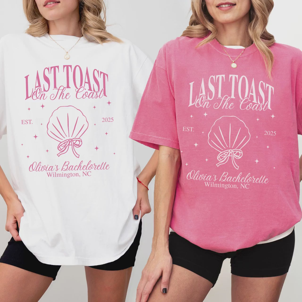 Personalized Coastal Bachelorette Party Shirt Last Toast On The Coast Custom Tee Comfort Colors Bridesmaid Matching T Shirt Idea For Bach